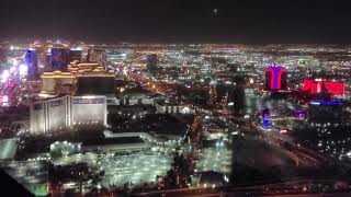 Las Vegas Strip Nighttime Flyover in a Helicopter [upl. by Oehsen]