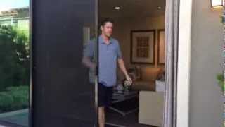 Large Opening Retractable Screen Doors Video [upl. by Newell]