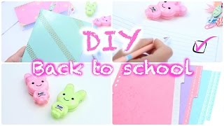 DIY BACK TO SCHOOL  Customiser ses fournitures [upl. by Barabbas199]