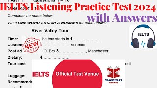 IELTS Listening Practice Test 2024 with Answers  16012024 [upl. by Normie739]