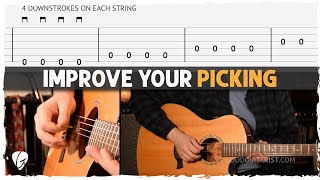 The BEST Guitar Picking Exercises For Beginners [upl. by Alister]