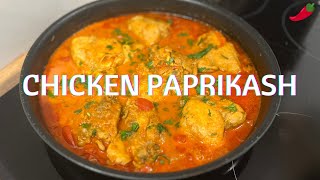 How to Cook Chicken Paprikash  Perfect Paprikás Csirke from Hungary [upl. by Tamera]