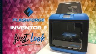 First look at the Flashforge Inventor 2  3D printer review [upl. by Drofub]