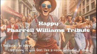 Happy  Pharrell Williams Tribute [upl. by Oisorbma283]