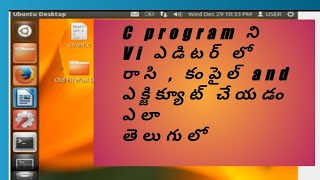 How to write C program in Vi editor  compilation  execution [upl. by Philbo]