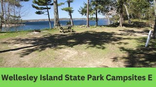 Wellesley Island State Park New York Camp area E [upl. by Ellerret]