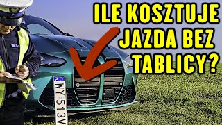 Ile kosztuje jazda bez tablicy rejestracyjnej ZDZIWISZ SIĘ [upl. by Aisek259]