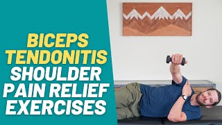 The 8 BEST Exercises for Biceps Tendonitis Shoulder Pain Relief  PT Time with Tim [upl. by Ileray119]