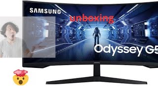 hunboxing samsung odyssey g5 [upl. by Leiru]