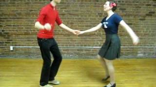 Toronto Dance Lessons Basic Rock n Roll Dancing Footwork [upl. by Tihor]