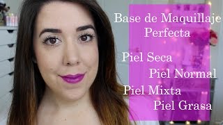 Base de Maquillaje Perfecta Tipo de Piel [upl. by Veradia]