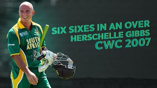 Six sixes in an over 😱  Herschelle Gibbs  CWC 2007 [upl. by Macguiness686]