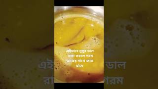 Moosor dal rannaঅল্প সময়ে কি ভাবে মুসুর ডাল রান্না করবেনdal recipe shorts shortsfeed [upl. by Enorahs879]