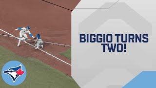 Cavan Biggio starts INCREDIBLE double play [upl. by Chong]