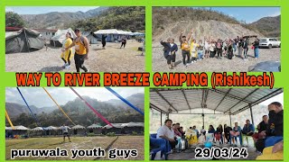 self retreat Day 1 way to river breeze rishikeshfun time  organise by nurse kunga yankyi la [upl. by Pasol114]