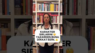 Karakter sırlarını yazarken buna dikkat edin  yaratıcıyazarlık yazarlıkatölyesi yazarlık [upl. by Osrit]