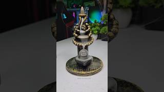 Diy Smoke fountain shivling with fevicol bottle 🌸 Har Har Mahadev 🙏🏻 shorts short [upl. by Mcneely]