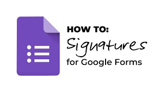 How to Signature Addon for Google Forms [upl. by Aicirt106]