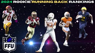 FFU 2024 Rookie Running Back Rankings [upl. by Anatole]