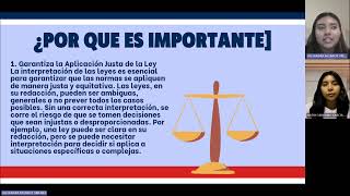 INTERPRETACION DE LAS LEYES EN MEXICO [upl. by Nyrhtak907]