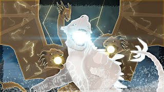 Shimo VS King Ghidorah  Monsterverse  Animation [upl. by Notnyw411]