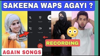 Viral  Sakeena Reshi waps aagayi singing mai  Recording video [upl. by Adnert]