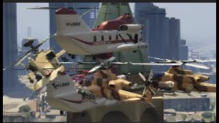 Israeli Secret Oil Supply Convoy AirBase Destroyed by Irani Fighter Jets Drone amp Helicopter GTA V [upl. by Nosdrahcir]