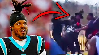 Cam Newton Gets Jumped [upl. by Ilyah]