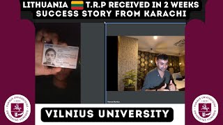 VISA TRP SUCCESS STORY  HUZAIFA [upl. by Yatnuhs]