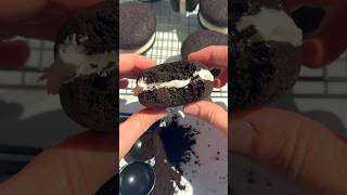 Homemade Oreo Cakesters 🤎baking recipe oreo oreorecipe viral [upl. by Ahsaek]