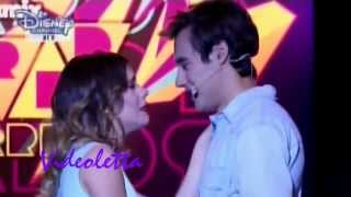 Violetta 2 English Leon and Violetta after singing quotLead Me Outquot quotPodemosquot  Episode 76 [upl. by Mcbride92]