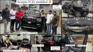 Scorpio N Aftermarket Tail light✅Modified scorpio n✅Scorpio n accessorie✅scorpio n z2 grab handle✅ [upl. by Christophe819]