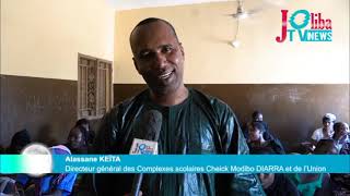 Rentrée scolaire  le Directeur général du complexe scolaire Cheick Modibo DIARRA devant [upl. by Enilarac]