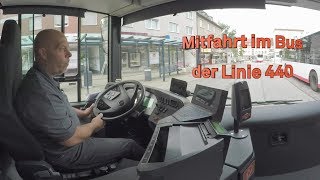 Mitfahrt im Bus der Linie 440  360°Video  DSW21 [upl. by Lilybel]