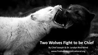 quotTwo Wolves Fight To Be Chiefquot Teaching at Corner Fringe Ministries [upl. by Esekram]