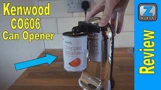 Kenwood CO606 Electric Can Opener Review and Demo [upl. by Ahl]