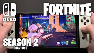 Fortnite on Nintendo Switch OLED 345 [upl. by Naro]