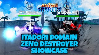 ANIME SPIRITS ITADORI DOMAIN  ZENO DESTROYER SPECS SHOWCASE [upl. by Mclain137]