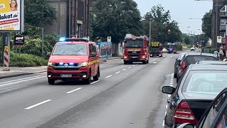 2x Reserve Löschzug Krefeld zum Brand A2 [upl. by Sorci721]