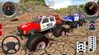 Juegos De Carros  Police Monster Truck Impossible Driver 1  Car Extreme Racing Android Gameplay [upl. by Primrose]