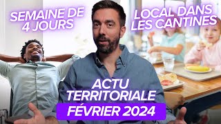 ACTU TERRITORIALE FÉVRIER 2024  Mayotte produits locaux dans les cantines semaine de 4 jours [upl. by Sucramej]