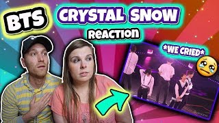 BTS  CRYSTAL SNOW LYRICS amp LIVE PERFORMANCE  REACTION [upl. by Annet]