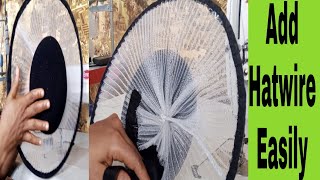 How to add Hat Wire to Crinoline [upl. by Gnof386]