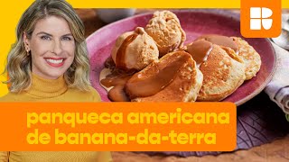 Panqueca americana de banana  Rita Lobo  Cozinha Prática [upl. by Klarrisa]