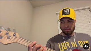 Travis Mallory Singing “One In a Million”  Bass Cover [upl. by Erdua]