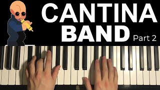 Cantina Band  Part 2 Piano Tutorial Lesson  Star Wars [upl. by Ventura]