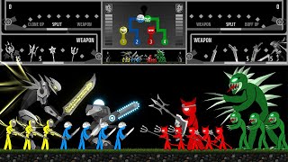 Stickman Tournament  War of Tribes  Marble amp Ragdoll battle [upl. by Zorine]