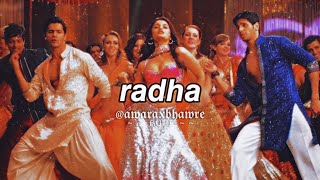 radha slowed  reverb LoFi  soty  shreya ghoshal udit narayan vishalshekhar [upl. by Werda652]