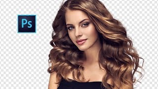 Advanced Way to Cut Out Hair in Photoshop [upl. by Aitnas]