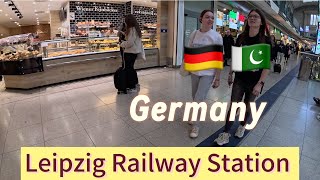 Leipzig Leipzig HauptbahnhofLeipzig CityLeipzig Railway Station 4K 50fps [upl. by Oballa278]